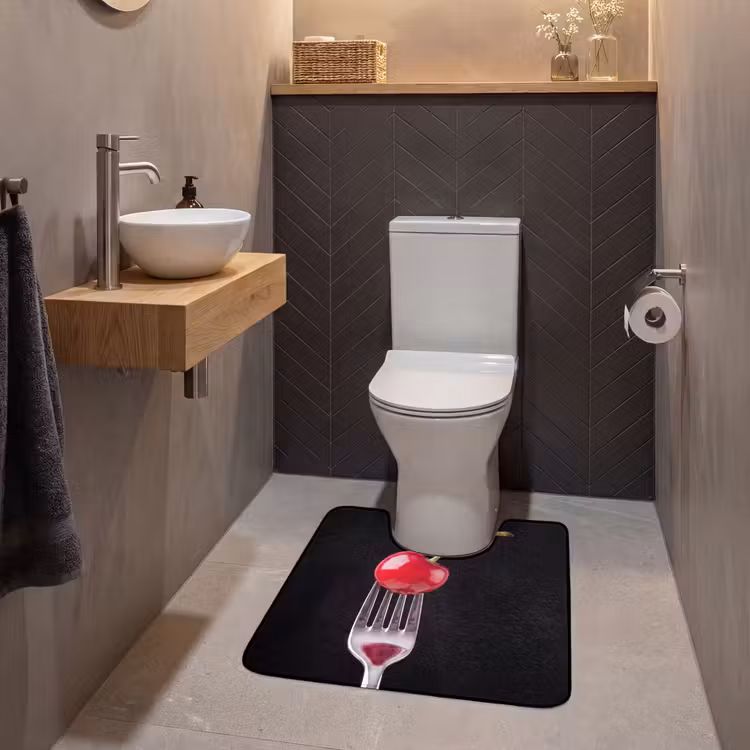WC Vorleger - Rote Kirsche – Gabel — 2