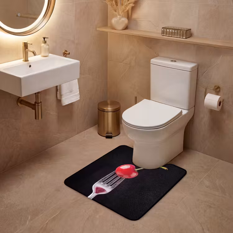 WC Vorleger - Rote Kirsche – Gabel — 4