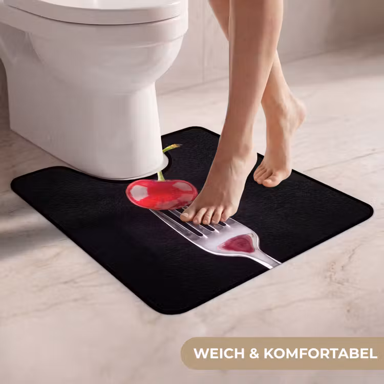 WC Vorleger - Rote Kirsche – Gabel — 5