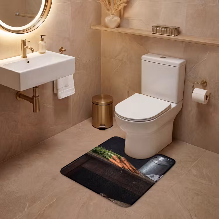 WC Vorleger - Gemüse – Rustikal – Stillleben — 4