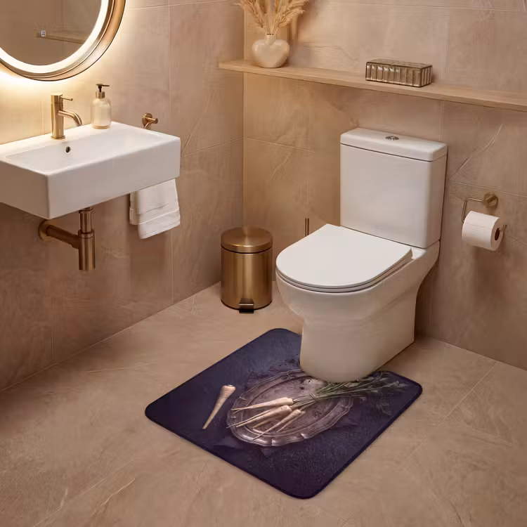 WC Vorleger - Gemüse – Stillleben – Dunkel — 4