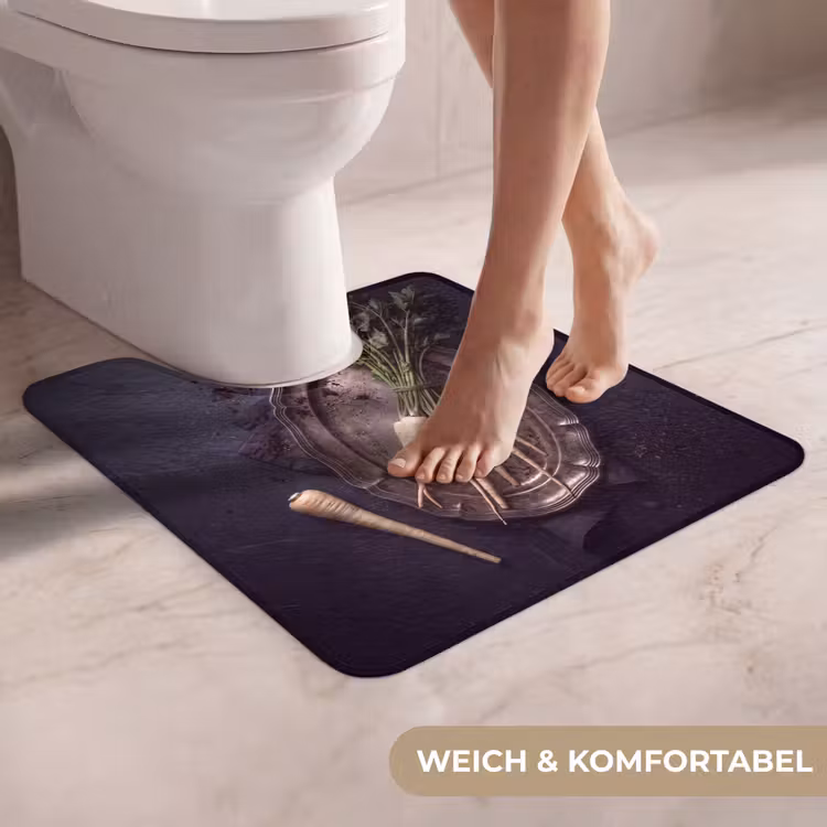 WC Vorleger - Gemüse – Stillleben – Dunkel — 5