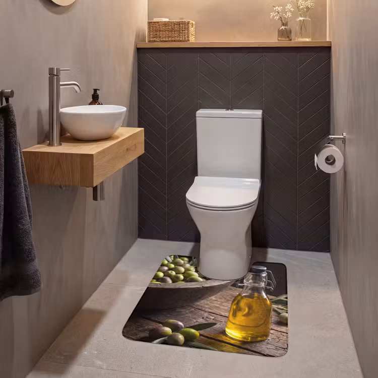 WC Vorleger - Oliven – Essen – Rustikal — 2
