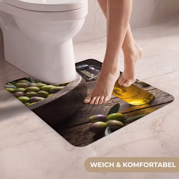 WC Vorleger - Oliven – Essen – Rustikal — 5