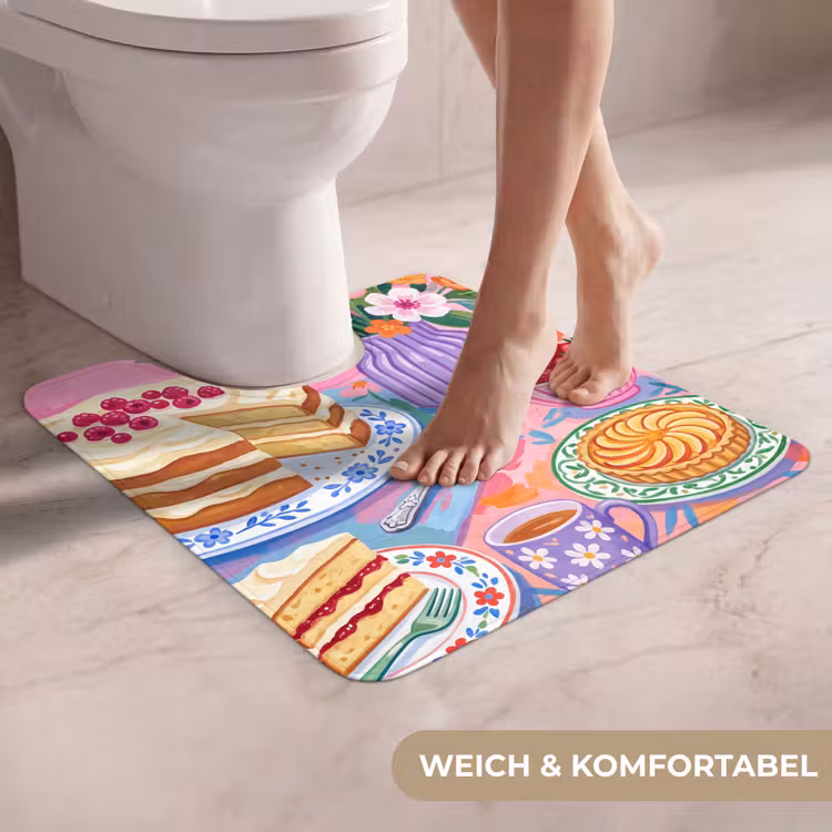 WC Vorleger - Gebäck – Bunt – Essen — 5