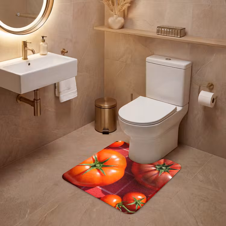 WC Vorleger - Tomate – Rot – Essen — 4