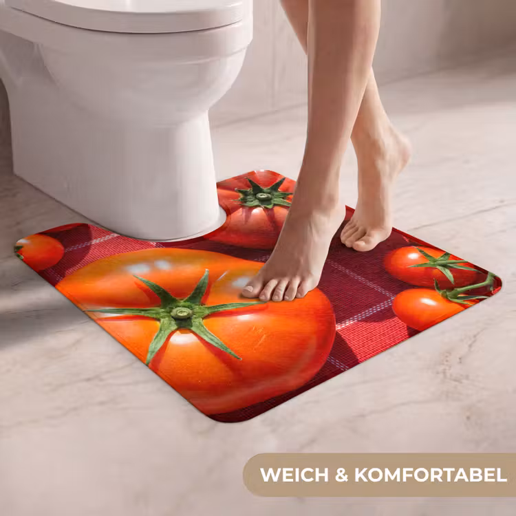 WC Vorleger - Tomate – Rot – Essen — 5