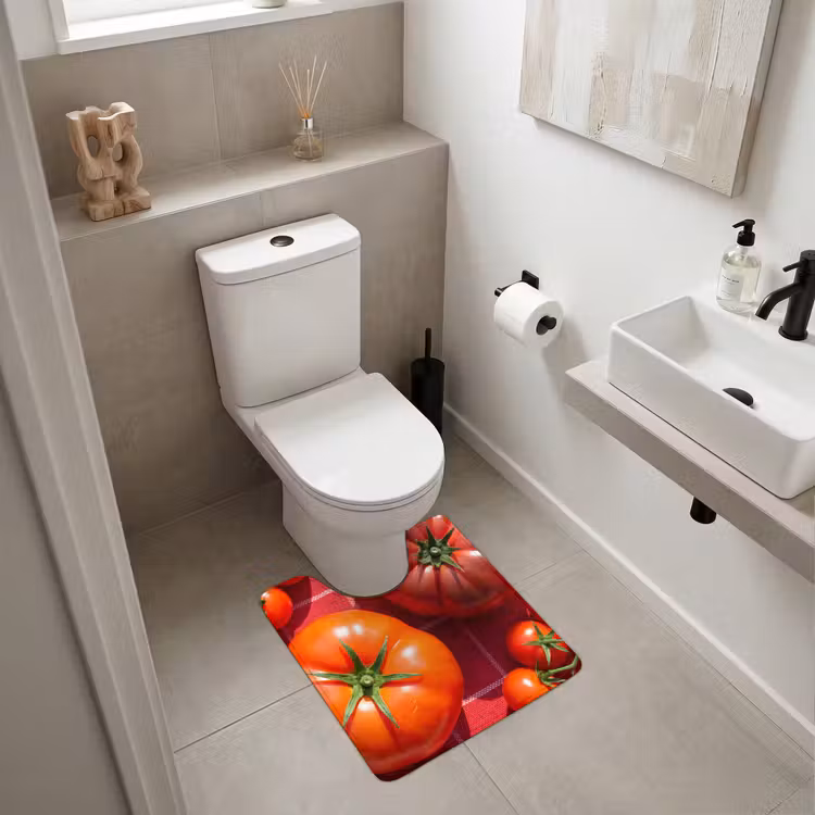 WC Vorleger - Tomate – Rot – Essen — 6
