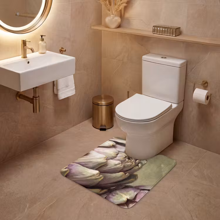 WC Vorleger - Gemüse – Stillleben – Gemälde — 4