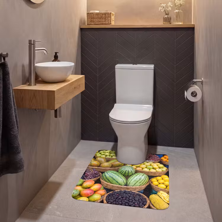 WC Vorleger - Obst – Markt – Bunt — 2