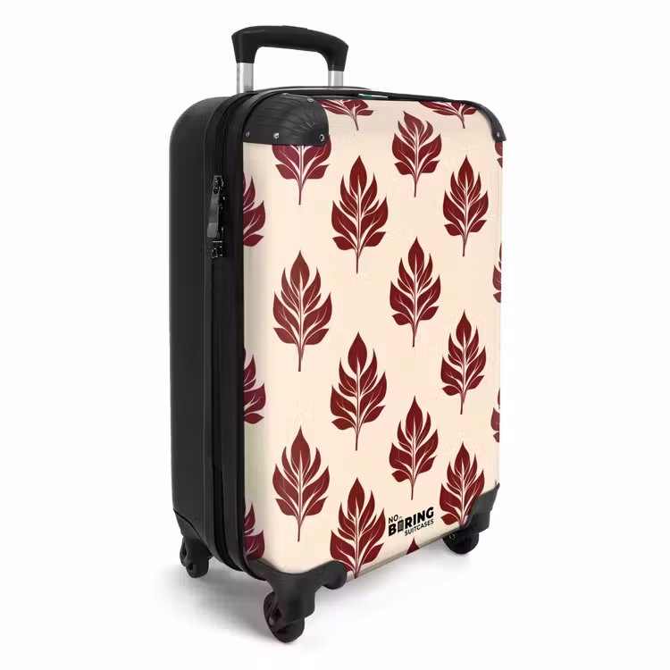 CaseSwap - Botanisch - Muster - Bordeaux — 2