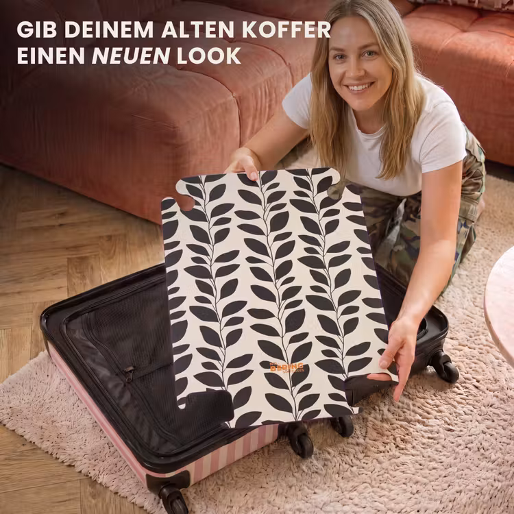 CaseSwap - Botanisch - Muster - Schwarz - Beige — 3