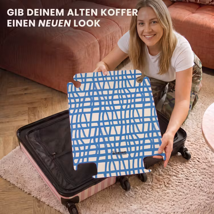CaseSwap - Karomuster - Blau - Creme — 3