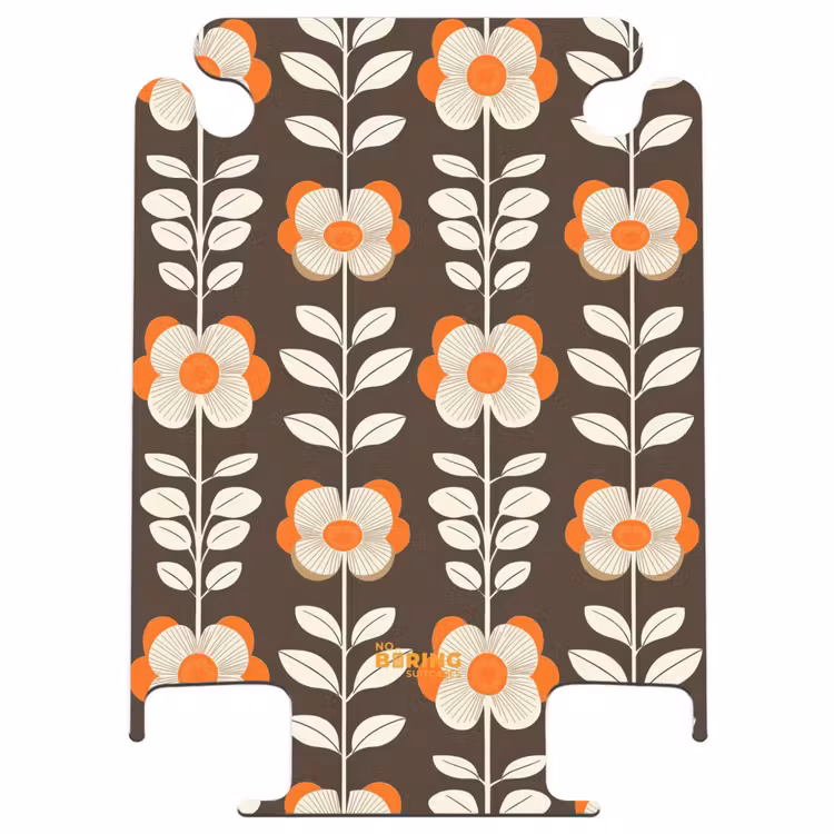 CaseSwap - Blumen - Retro - Braun — 1