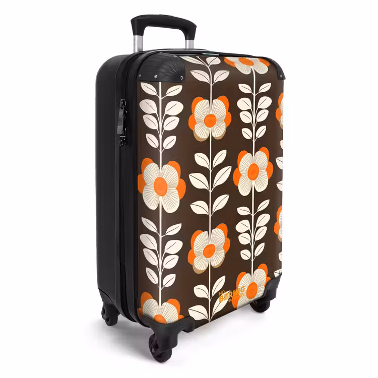 CaseSwap - Blumen - Retro - Braun — 2