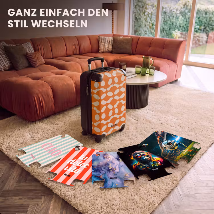 CaseSwap - Orange - Karomuster - Weiß — 5