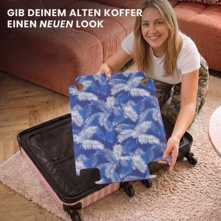 CaseSwap - Palmenblatt - Muster - Blau — 3