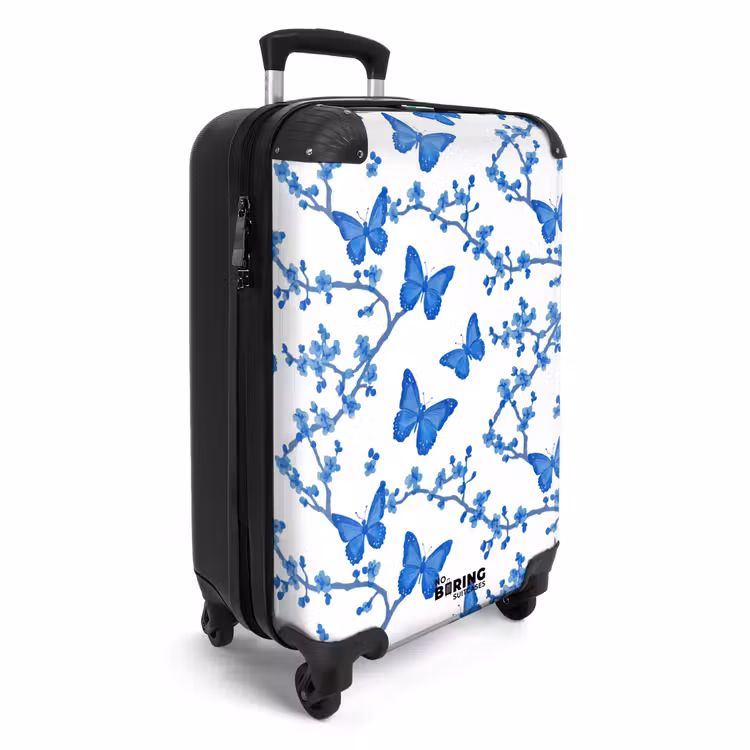 CaseSwap - Schmetterling - Blumen - Blau — 2