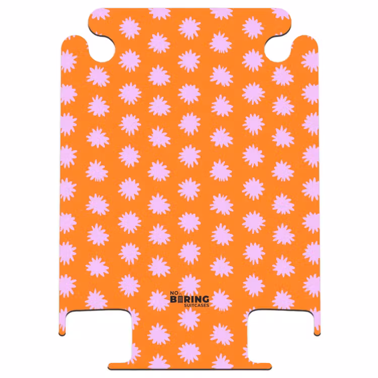 CaseSwap - Retro – Blumen – Orange — 1