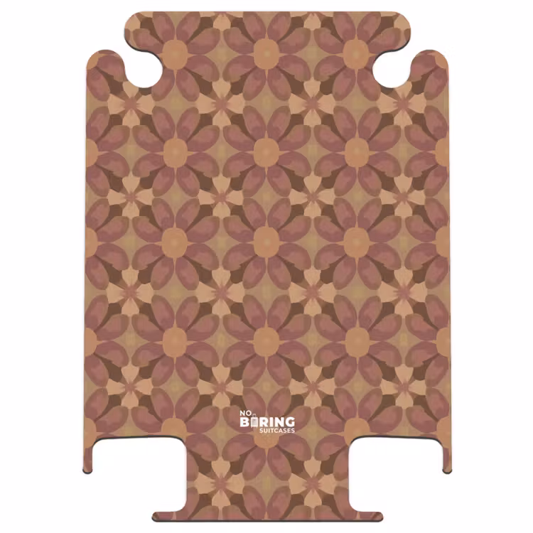 CaseSwap - Retro – Blumen – Braun — 1