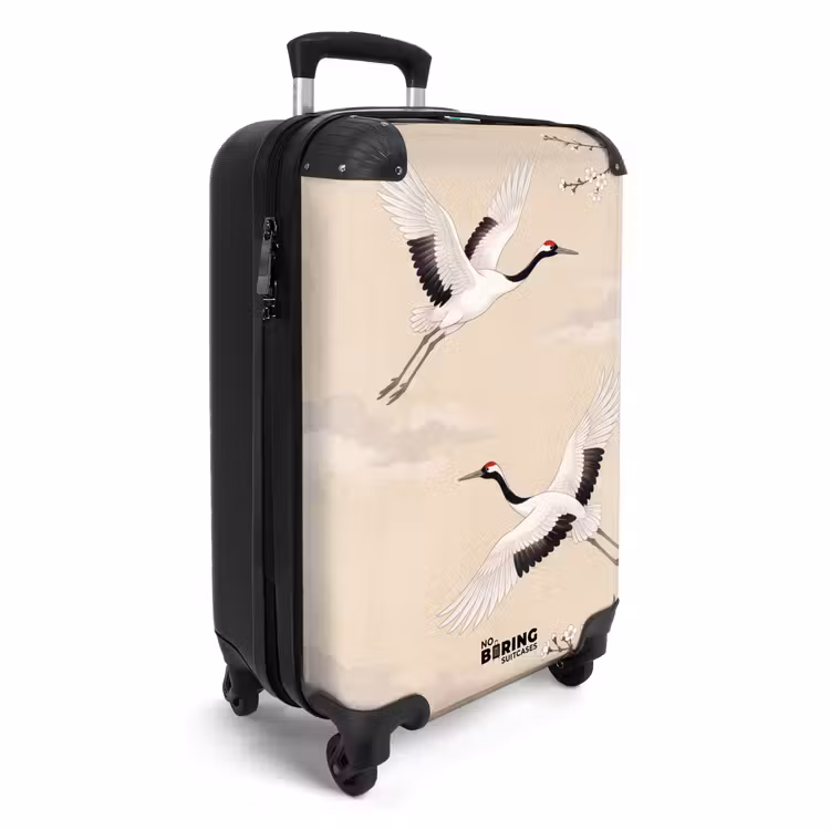 CaseSwap - Kraniche – Blüten – Beige — 2