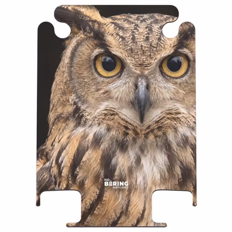 CaseSwap - Uhu – Eule – Porträt – Braun — 1