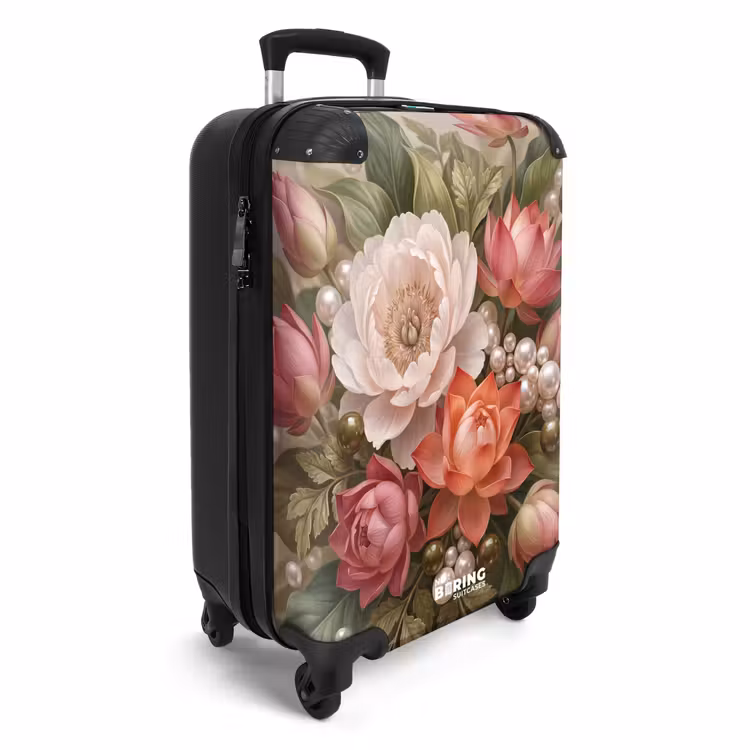 CaseSwap - Blumen – Perlen – Elegant – Rosa – Weiß — 2