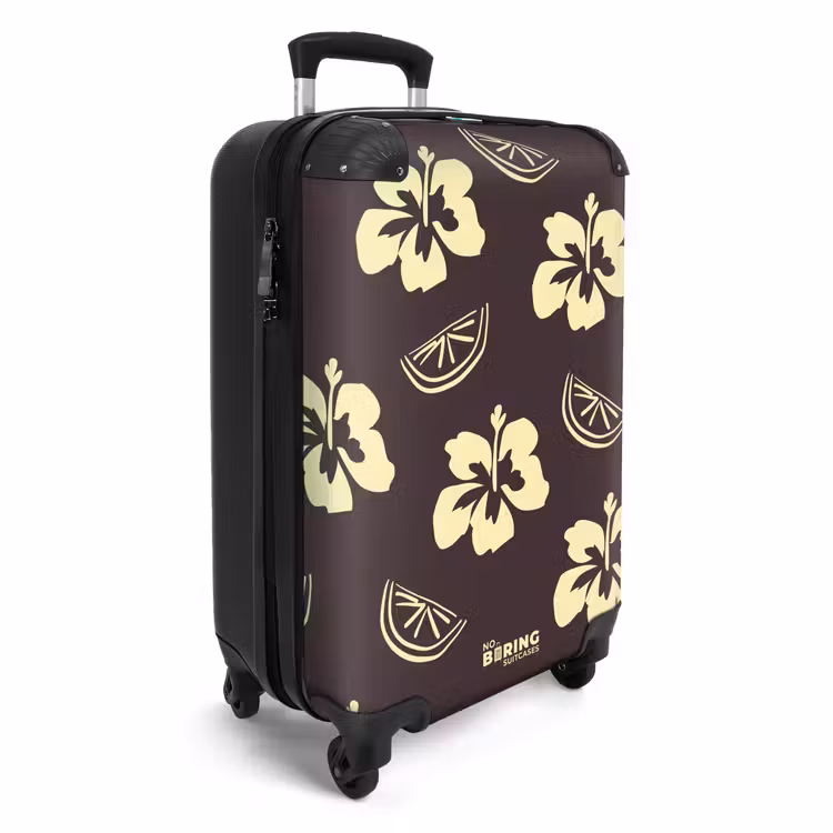 CaseSwap - Blumen – Zitrusfrüchte – Braun — 2