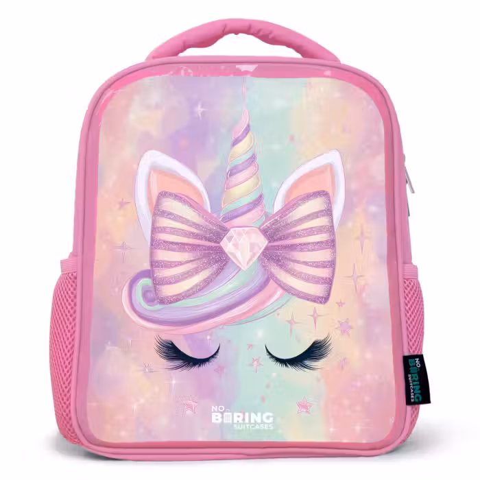 Kinderrucksack mit Namen - Rosa - Rucksack - Kind - Rosa - Einhorn