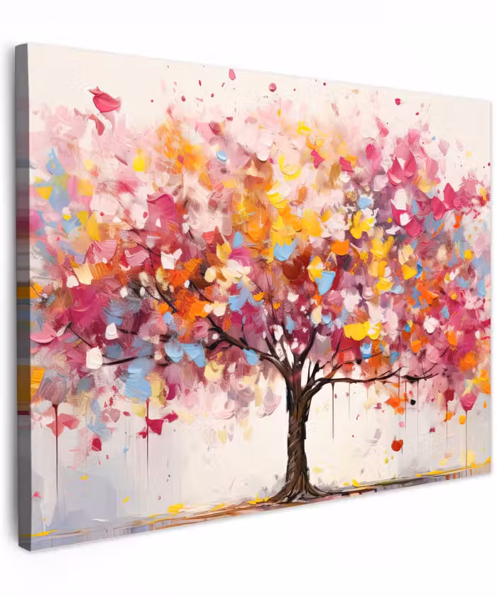 Leinwandbild - Aquarell - Baum - Kunst - Abstrakt