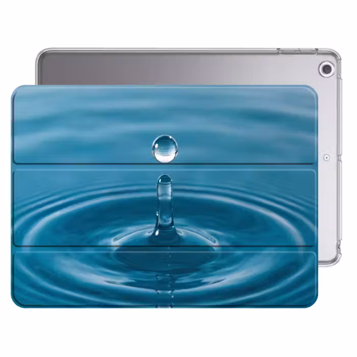 iPad Hülle - Wassertropfen - Wasser - Oberfläche