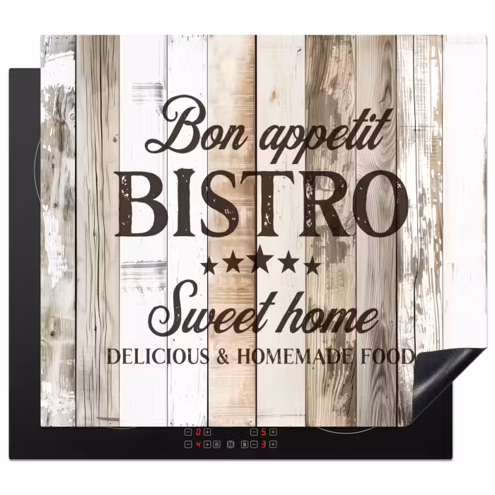 Herdabdeckplatte - Bistro-Willkommenstafel