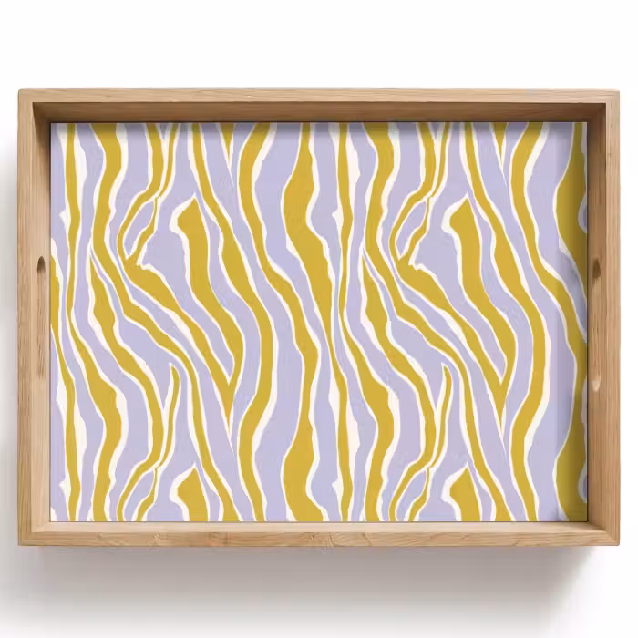 Tablett - Zebra - Modern - Mehrfarbig